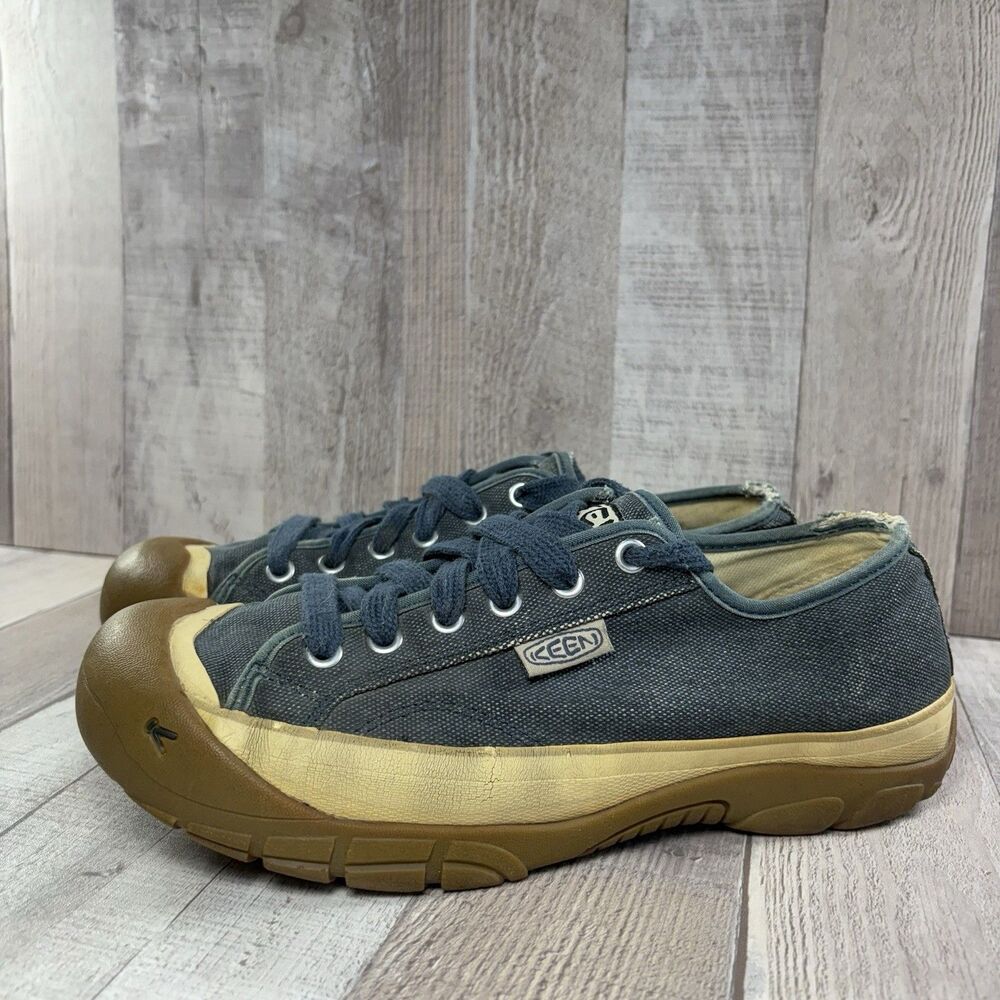 Keen Ventura Women's Size 9.5 Hiking Shoes Trail Sneakers Lace Up Canvas Blue